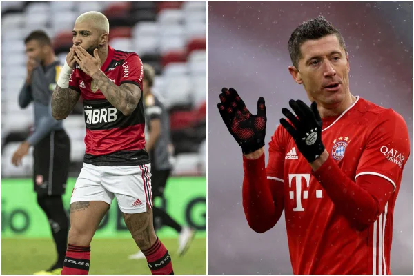 Gabigol e Lewandowski
