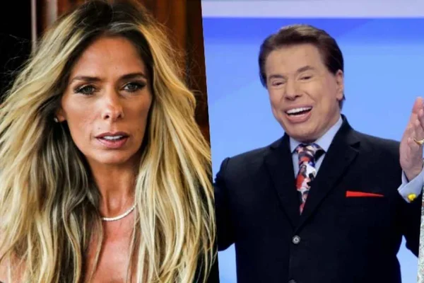 Adriane Galisteu e Silvio Santos