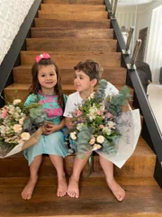 Pietra, filha de Cristiano, e José, filho de Zé Neto Pietra, filha de Cristiano, e José, filho de Zé Neto