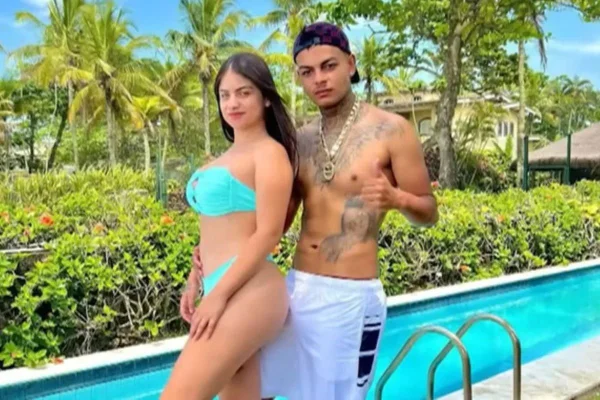 Débora Paixão, esposa de Chrys Dias, usou fotos dos filhos do casal para pedir que o marido seja solto. Ambos foram presos em operação da PF - Metrópoles