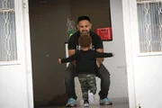 O reencontro de pai e filho foi emocionante
