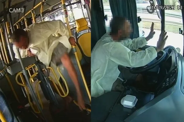 De jaleco hospitalar, paciente psiquiátrico foge e furta ônibus no DF