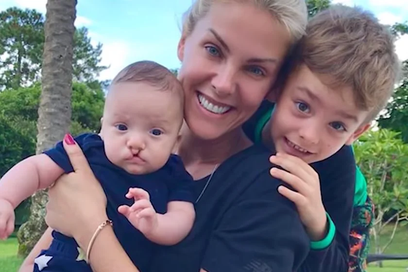 Ana Hickmann se derrete pelo sobrinho Ana Hickmann se derrete pelo sobrinho