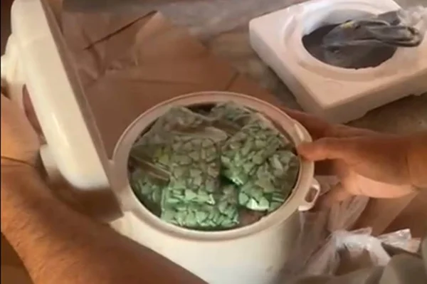 panela elétrica com ecstasy dentro, em goiás