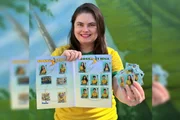 Kathleen Flôr, hoje com 33 anos, segue o ramo da educação desde os 15  