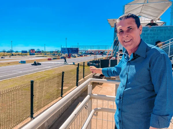 Deputado Sebastião Santos (Republicanos) na Virada Automobilística em Birigui, em maio de 2023