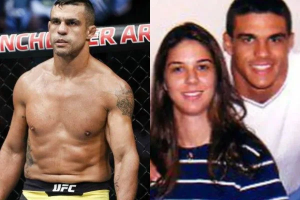 Vitor Belfort com a irmã, Priscila Belfort
