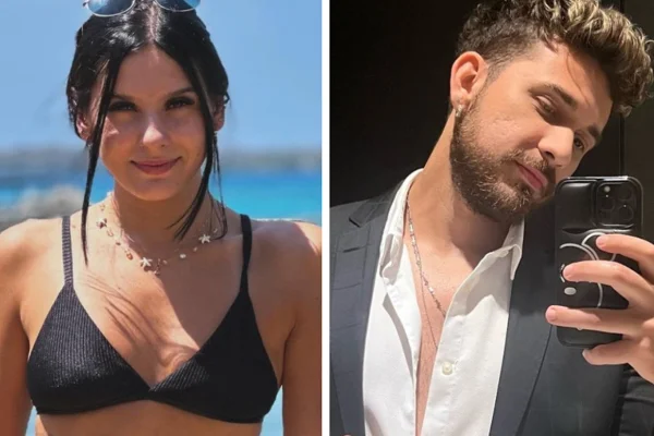 Montagem feita a partir de fotos das redes sociais de Ana Castela e Gustavo Mioto - Metrópoles