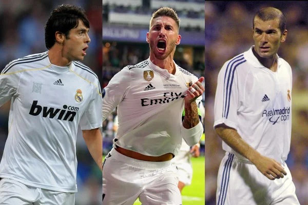 Kaká, Sergio Ramos e Zidane