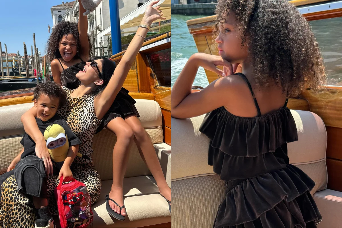 Kylie Jenner é contra a filha Stormi alisar o cabelo natural: "Não curto"