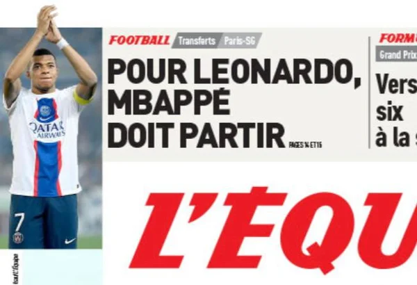 No jornal L’Equipe, o brasileiro Leonardo detona Mbappé