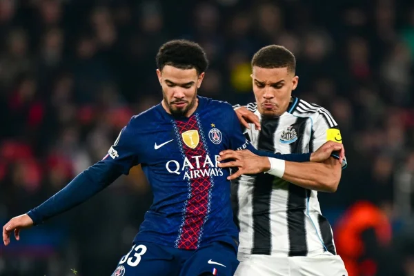 PSG x Newcastle pela Champions League