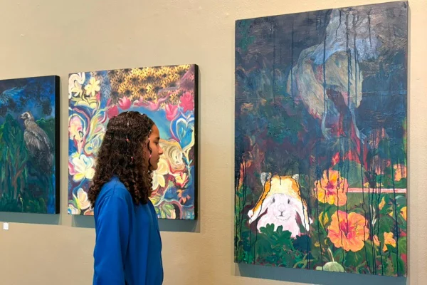 Estudantes da zona rural exploram a mostra Constelações Contemporâneas