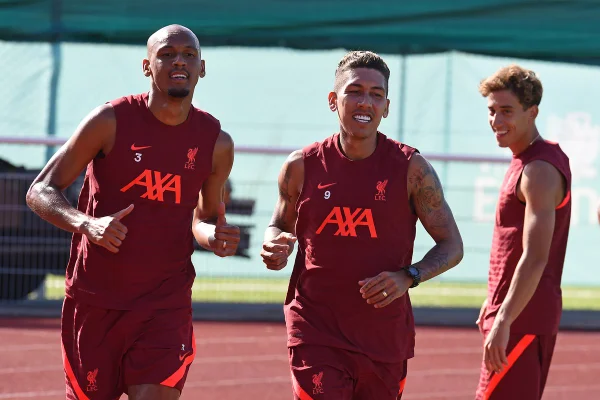 Fabinho e Roberto Firmino