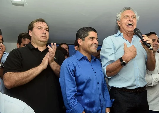 Maia, ACM Neto e Caiado