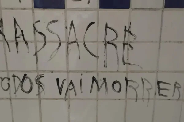 Imagem colorida, adolescente é apreendido após ameaçar massacre- Metrópoles