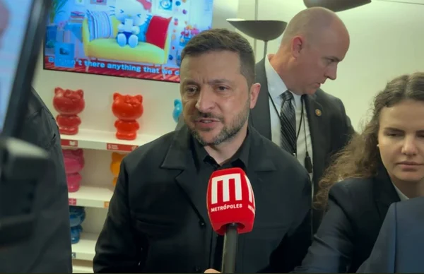 Zelensky fala com o Metrópoles