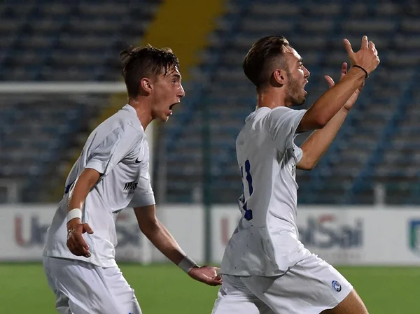 Andrea Rinaldi comemora gol da Atalanta