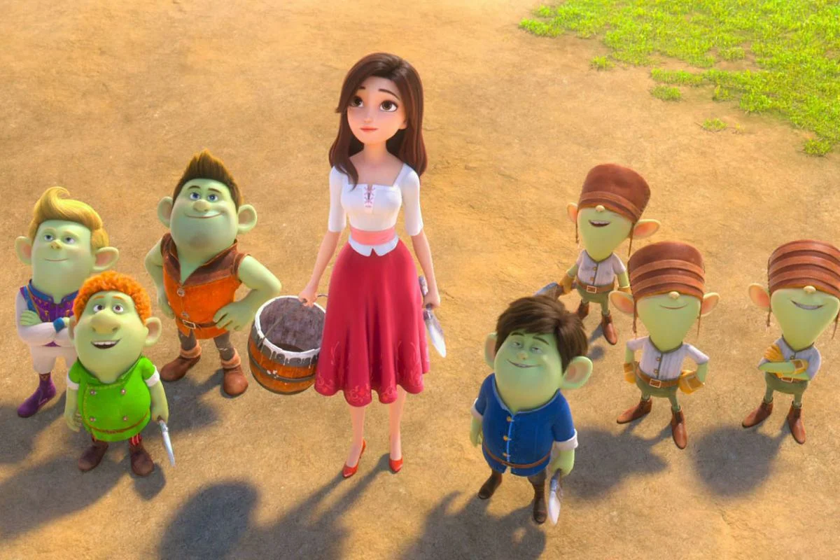 <b>Sapatinho Vermelho e os Sete Anões.</b> É uma releitura do famoso conto da Branca de Neve, onde o beijo da princesa de sapatos vermelhos (Chloe Grace Moretz) é a única cura para os sete anões que, na verdade, são sete príncipes arrogantes. A disputa pelo beijo da princesa fará com que eles mudem suas visões de mundo e entendam o verdadeiro significado da beleza <b>Sapatinho Vermelho e os Sete Anões.</b> É uma releitura do famoso conto da Branca de Neve, onde o beijo da princesa de sapatos vermelhos (Chloe Grace Moretz) é a única cura para os sete anões que, na verdade, são sete príncipes arrogantes. A disputa pelo beijo da princesa fará com que eles mudem suas visões de mundo e entendam o verdadeiro significado da beleza
