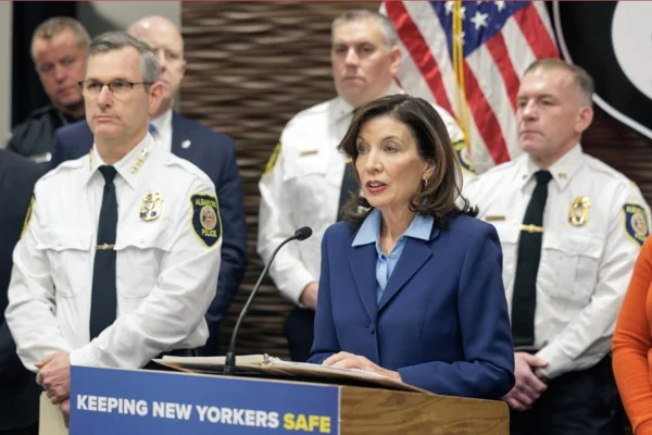 Kathy Hochul, governadora de Nova York, nos Estados Unidos - Metrópoles
