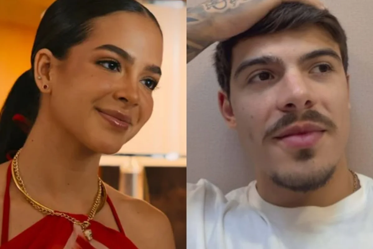 Mel Maia e Thomaz Costa. Mel Maia e Thomaz Costa.