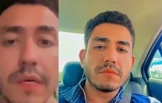 Montagem do rosto do médico que foi demitido após ofender técnicos de enfermagem no Ceará - Metrópoles