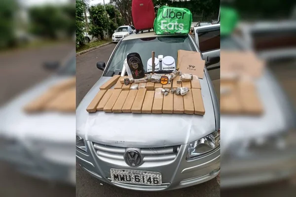 Homem usava disfarce de entrega do sistema de app para o tráfico no DF
