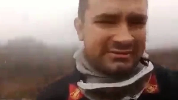 Bombeiro chorou após ver chuva