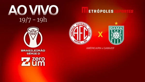 América-RN x Gama-DF pela Série D ZeroUm