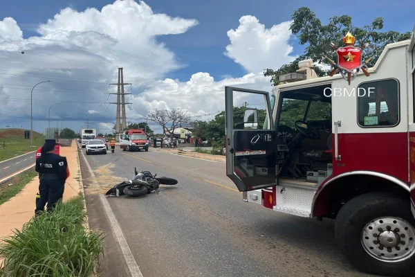 Motociclista perde o controle de veículo e morre em rodovia do DF
