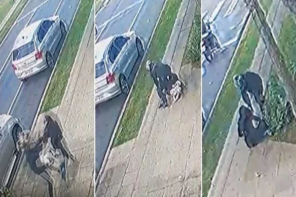 Homem luta com jovem para levar celular e foge em garupa de moto