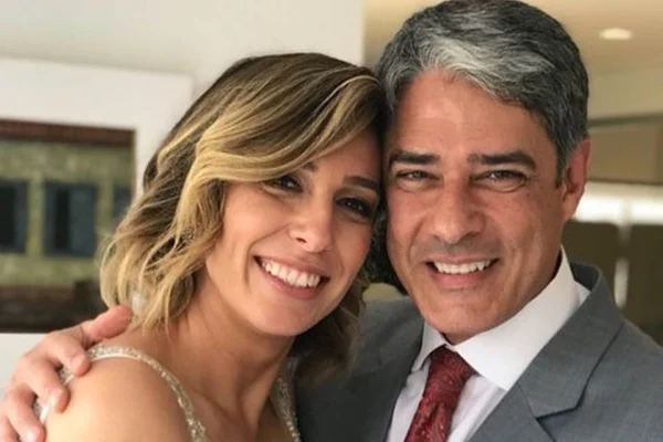Willian Bonner e a esposa Natasha Dantas