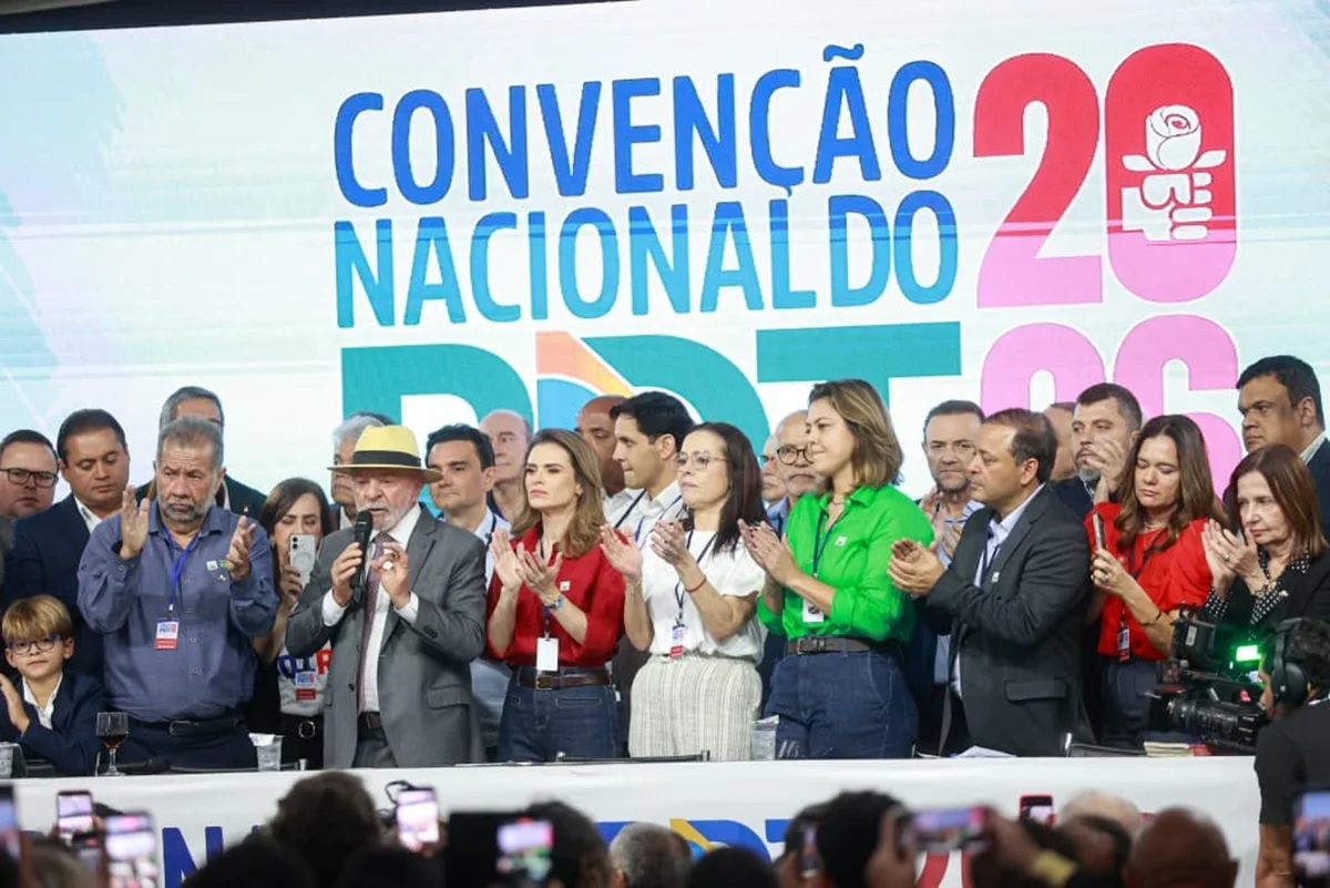 Presidente Lula na convenção do PDT Presidente Lula na convenção do PDT