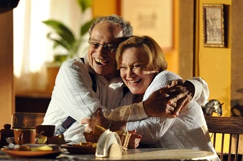 Laudelino (Stênio Garcia) e Iná (Nicette Bruno) em A Vida da Gente