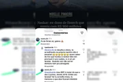 "Se tu acredita nisso, mereceu o que fizeram", escreveu Douglas em resposta a um suposto cliente da Naskar que o criticou "Se tu acredita nisso, mereceu o que fizeram", escreveu Douglas em resposta a um suposto cliente da Naskar que o criticou