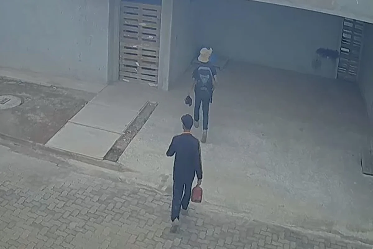 Momento do assalto Momento do assalto