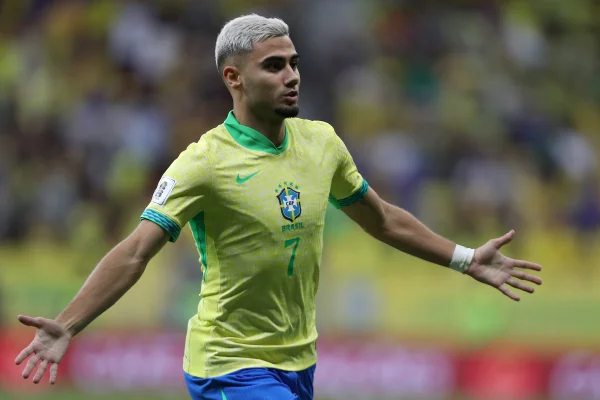 Foto colorida de Andreas Pereira, do Seleção Brasileira - Metrópoles