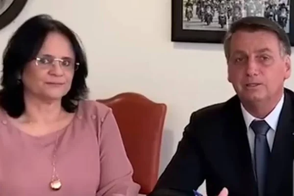 Damares Alves e Jair Bolsonaro