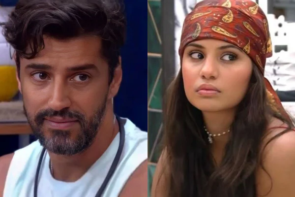Montagem colorida de Alberto Cawboy e Gabriela - Metrópoles