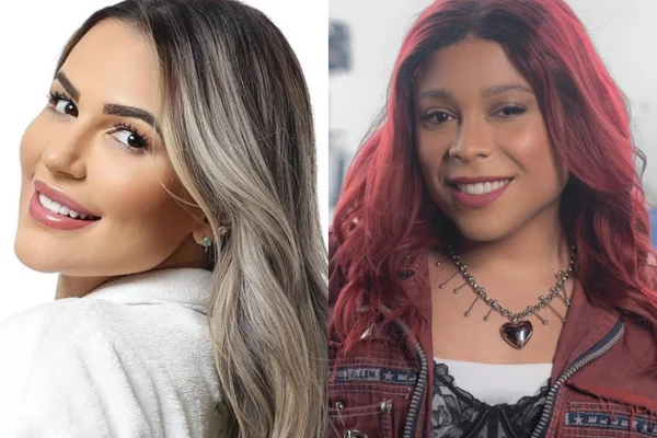 Montagem feita a partir de fotos das redes sociais de Deolane Bezerra e Blogueirinha - Metrópoles