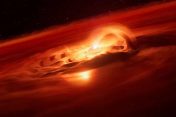 Ilustração colorida mostra planeta errante cha 1107-7626 - Metrópoles