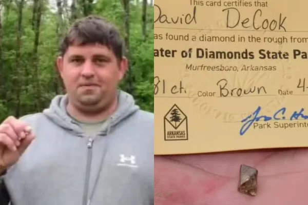 Homem pensa ter achado doce em parque, mas descobre se tratar de diamante