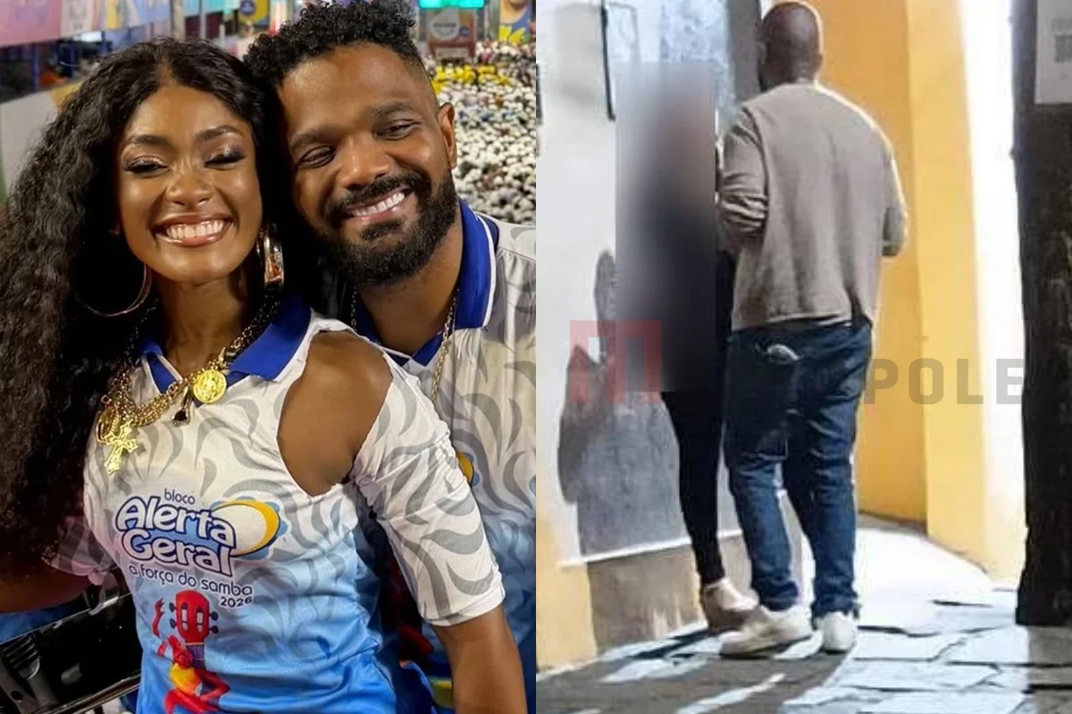 Erika Januza e Arlindinho. Erika Januza e Arlindinho.