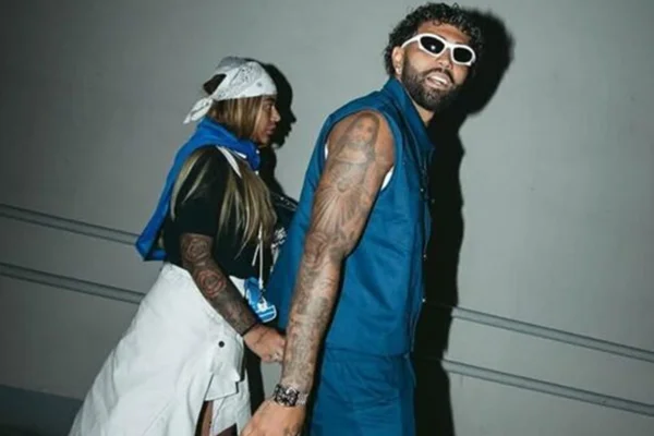 Gabigol ganha declaração de amor de Rafaella, irmã de Neymar. Veja - destaque galeria
