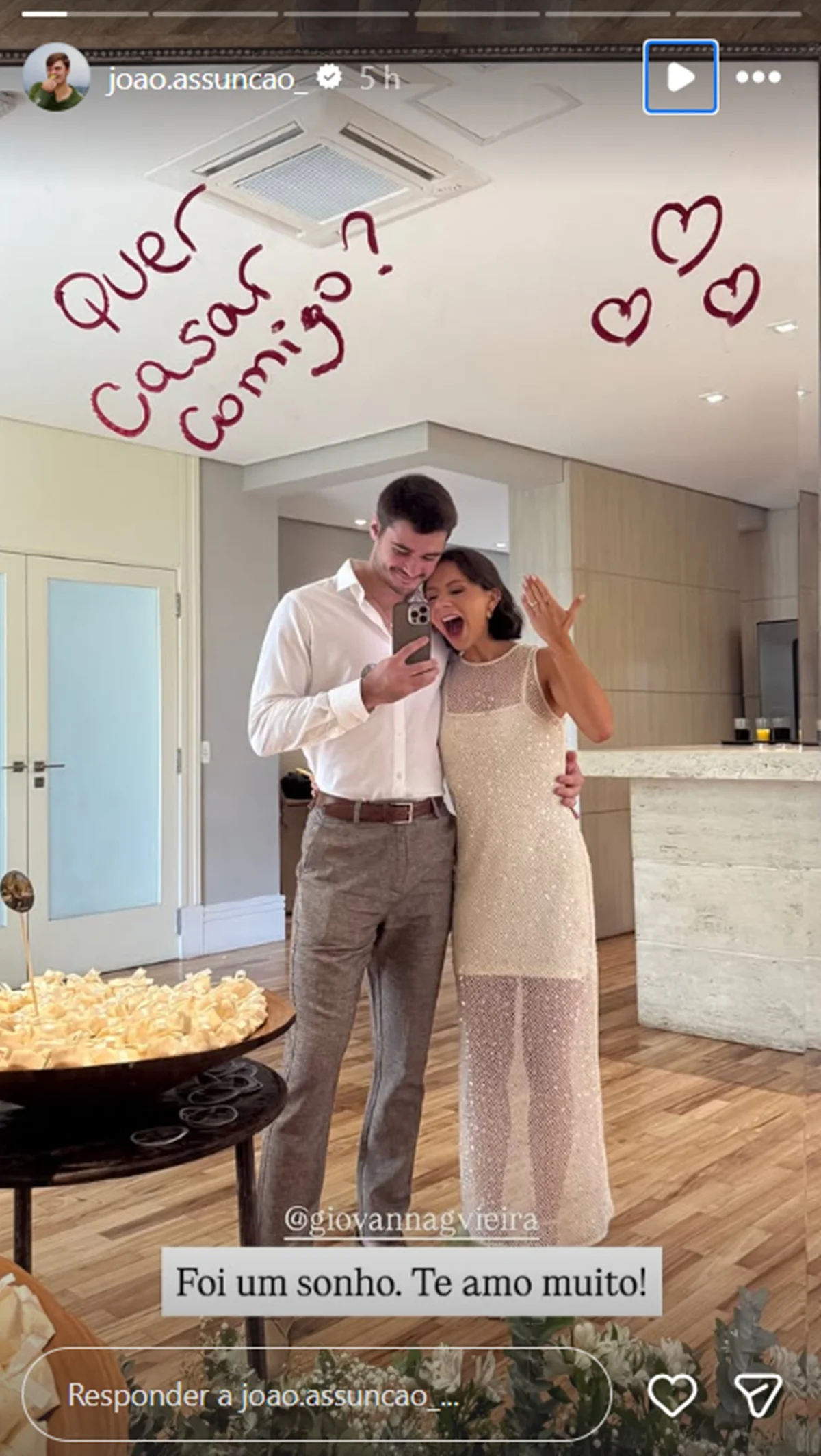João Assunção e Giovanna Vieira João Assunção e Giovanna Vieira