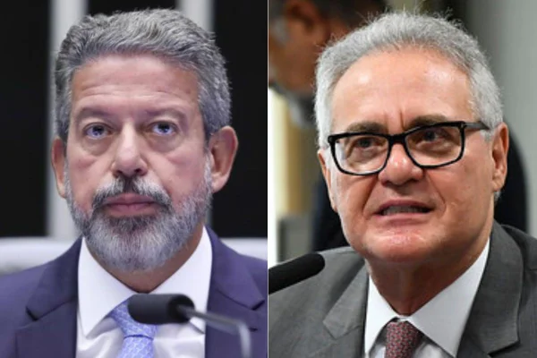 O ex-presidente da Câmara, Arthur Lira, e o senador Renan Calheiros
