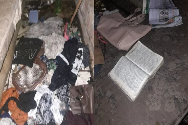 Imagem colorida, incêndio destrói casa mas bíblia permanece intacta- Metrópoles