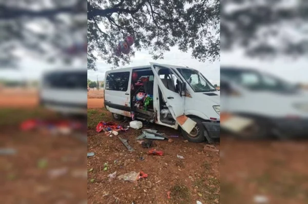 van destruída