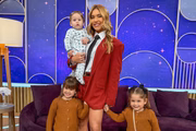 Virginia e os filhos, Maria Alice, Maria Flor e José Leonardo