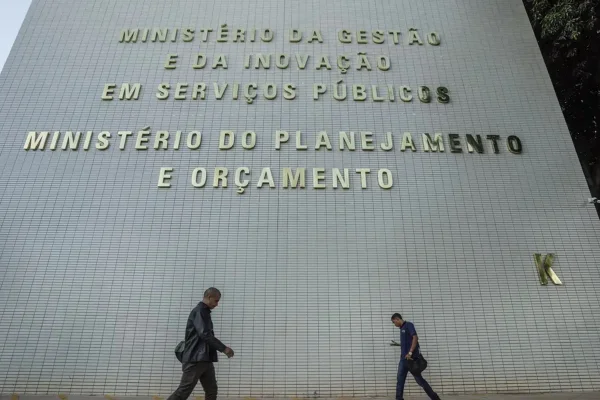 Imagem colorida do Fachada do Ministério da Gestão e da Inovação em Serviços Públicos (MGI)